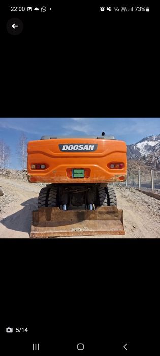 Услуги эксковатора Доосан DX210W кубовик