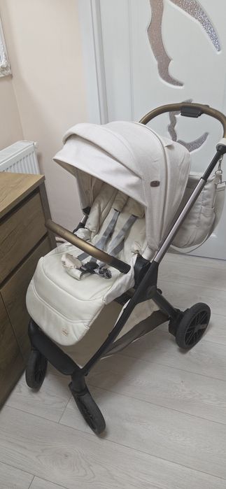 Carucior Chicco Bellagio, Amber Glow (bej deschis), 0luni+ geanta Chicco