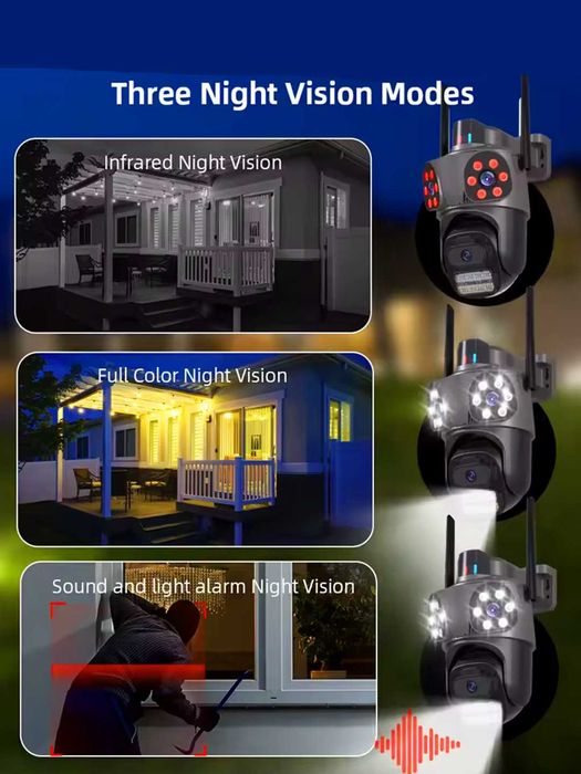 Wifi smart kamera Full hd 3 kamera 3в 1