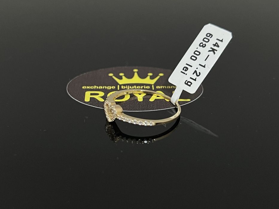 Bijuteria Royal CB : Inel dama aur nou 14k 1,21gr