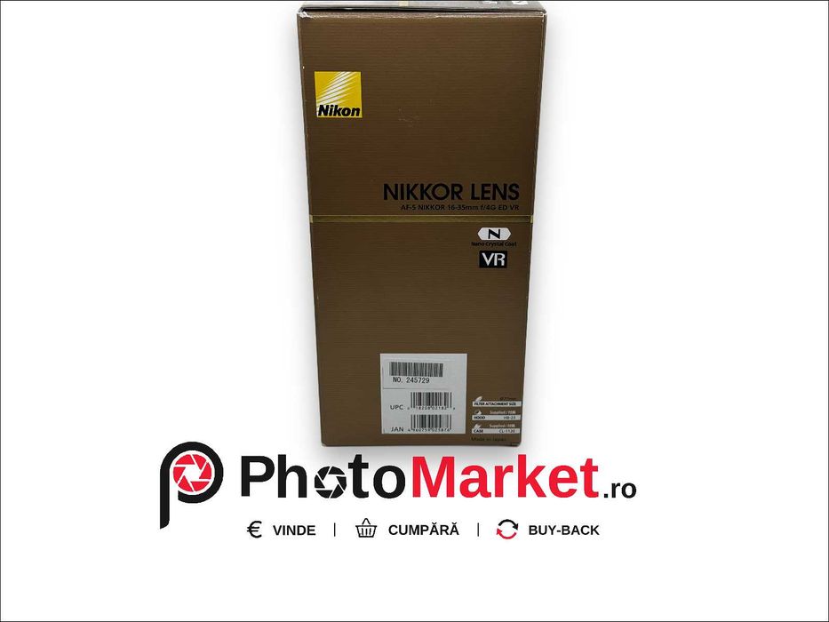Nikon AF-S 16-35mm F4 G ED VR - Factura + Garantie!