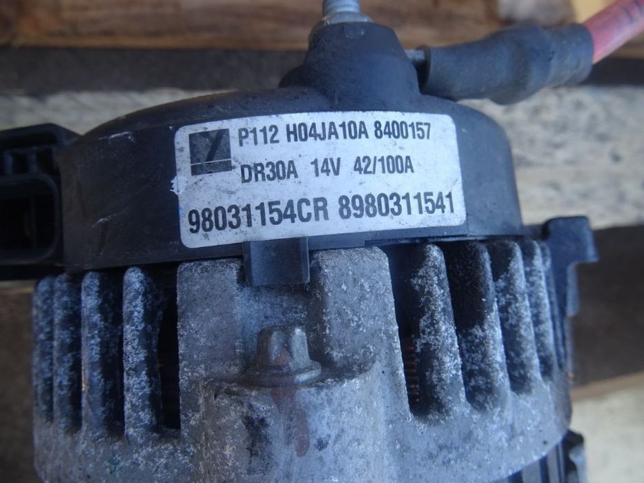 Vand Alternator Opel ASTRA J  1,7  AN  2012