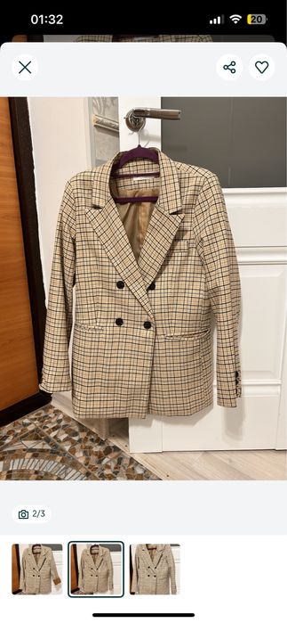 Продам пиджак почти новый,размер s-m