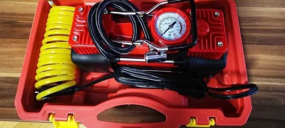 Мощен двубутален компресор 12V 85Л-мин-5050