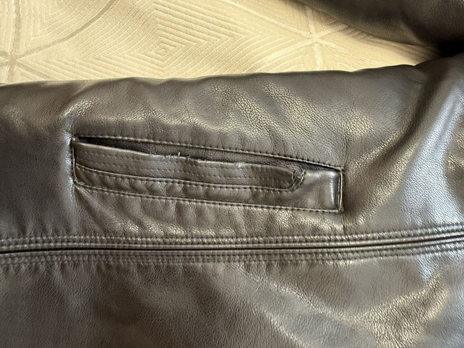 Мужская дубленка зимняя