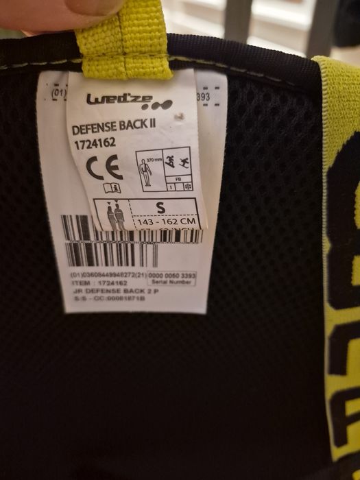 Protectie spate snowboard sau ski