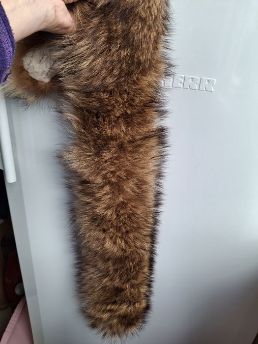 Естествен пух за качулка