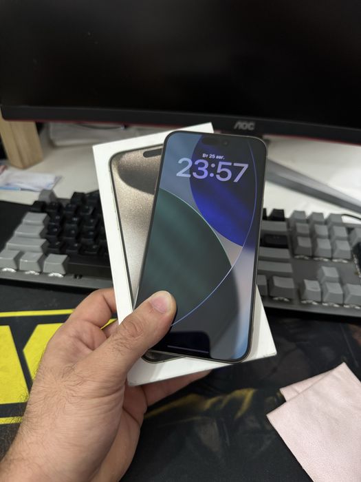 Iphone 15 pro max 10/10 Holati Idealll