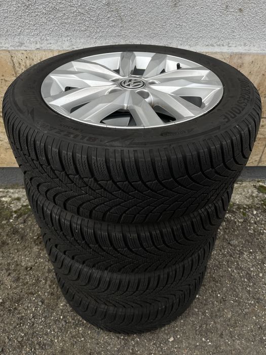 Jante Roti 16 VW Touran Jetta Golf 5 6 7 8 Anvelope iarna 205 55 R16