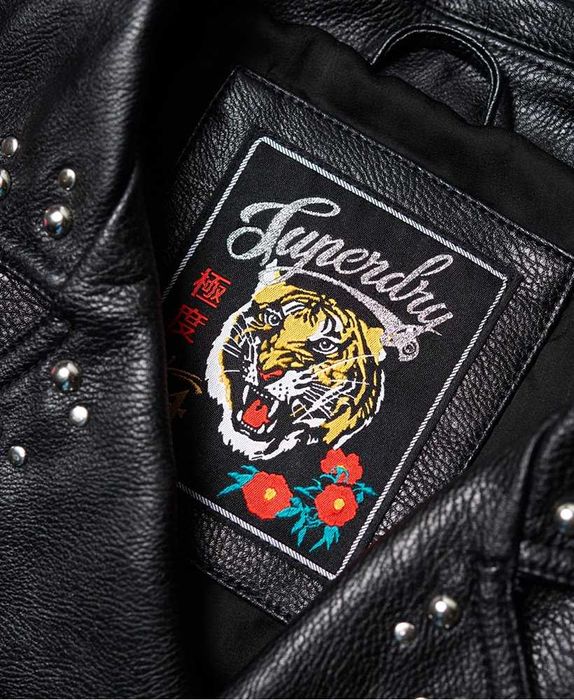 Куртка женская Superdry Georgia Studded Biker Jacket! Новая с бирками!
