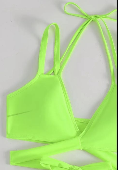 Vand costum de baie verde neon M