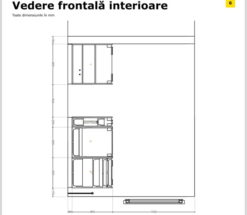 Mobila de bucatarie si dormitor Ikea