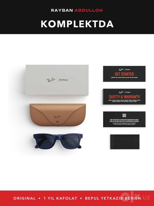 Ray-Ban Meta Wayfarer Gen 2 Matte Black, polyarizatsiya — original