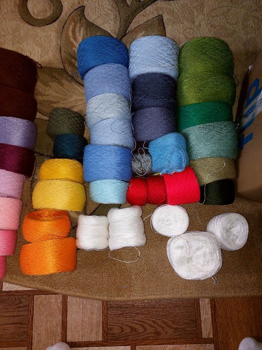 Полушерсть остатки пряжи