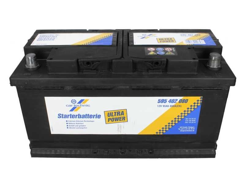 Акумулатор Стартов 95Ah/800A, R +, стандартен CARTECHNIC ULTRA POWER