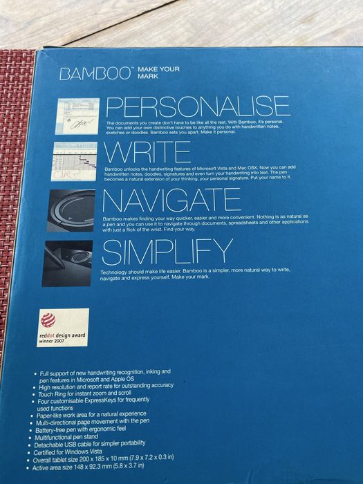 tableta grafica Wacom Bamboo