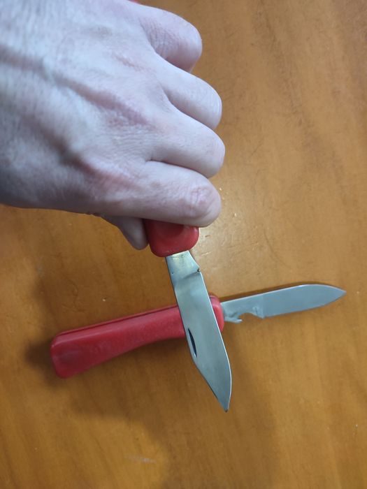 Briceag simplu cu mâner solid
