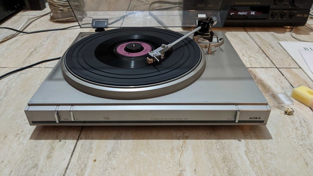 Pickup Sony PS-T15 Direct Drive sau pickup Aiwa ambele cu test video!
