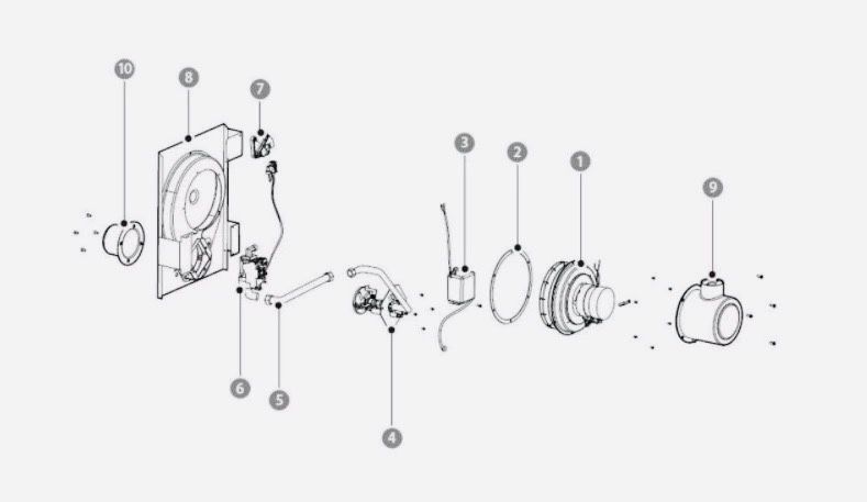 Напольный конвекционный двух контурный газ котёл Navien GST-49K KOREA