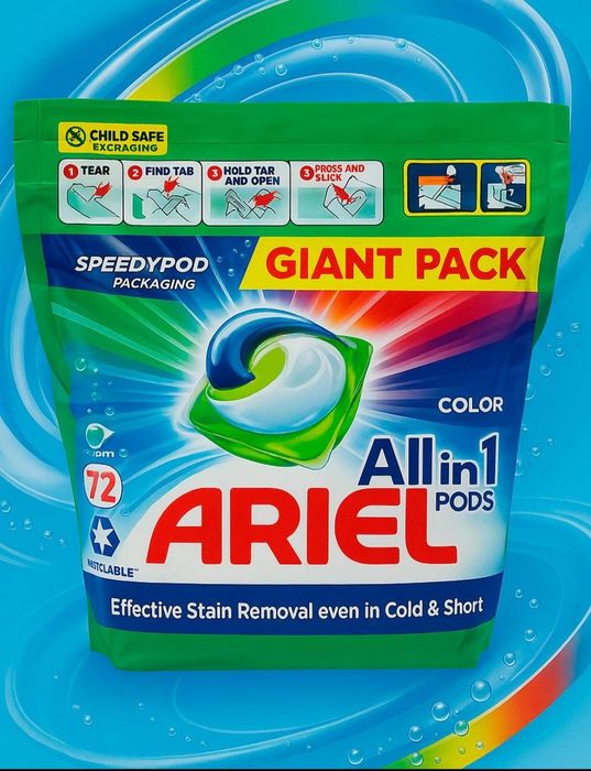 Ariel стиральные капсулы