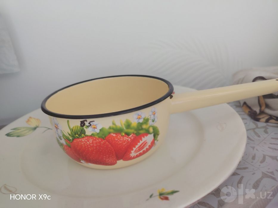 НОВЫЙ ковш эмалированный