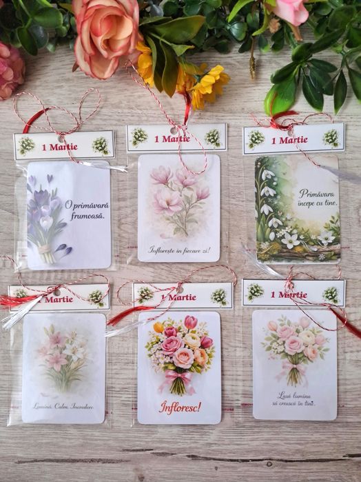 Mărțișoare cu magnet pentru frigider