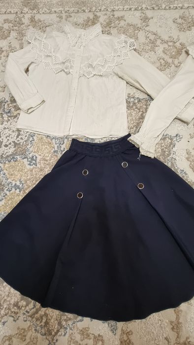 Школний форму кофта юбка сарафан Отличном  Цена за все 10-11