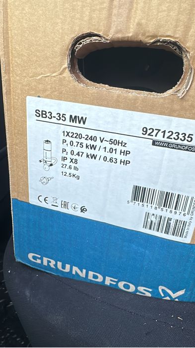 Pompe grundfos noi ,magna 3 si pompa sumersibila