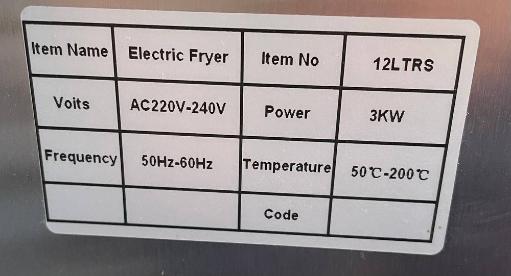 Perajki apparat. 12l va 16l mavjud.