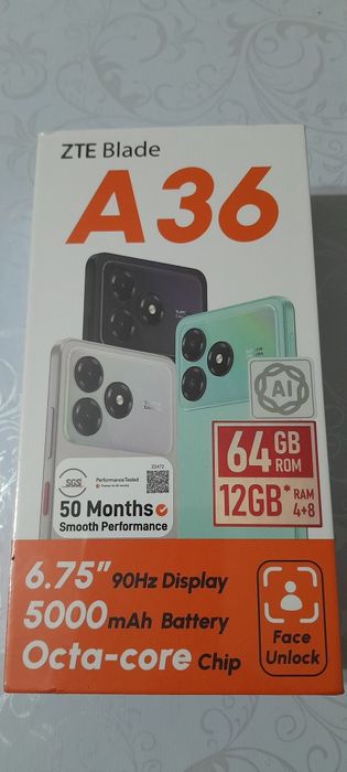 ZTE Blade A36 черный