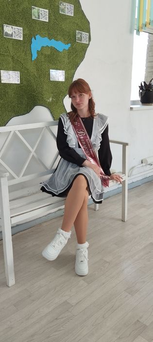 Фартук белый школьный