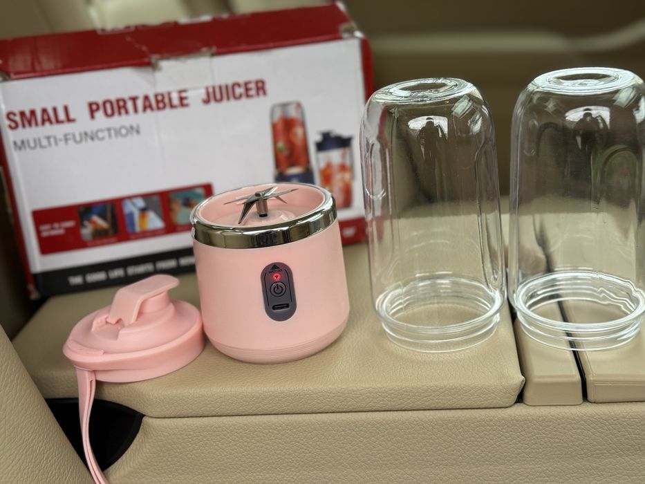 Blender Portabil 6 Lame Inox-Mini Storcator-400ml- Nou