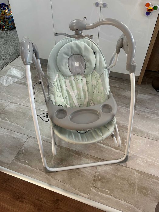 Люлка-шезлонг 2 в 1 KIKKA BOO MIA STELLA MINT