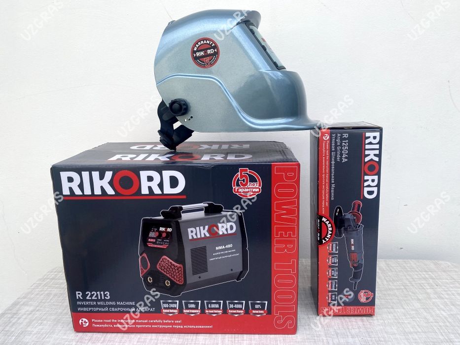 3в1 сварочный аппарат + болгарка + хамелеон маска новый Makita Rikord