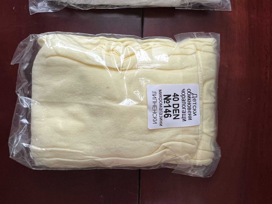 Детски тънки чорапогащници за момичета и един клин. Размер 146.