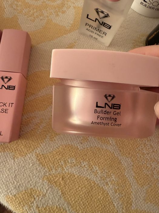 Produse profesionale unghii LNB – gel UV, bază, top – NOI