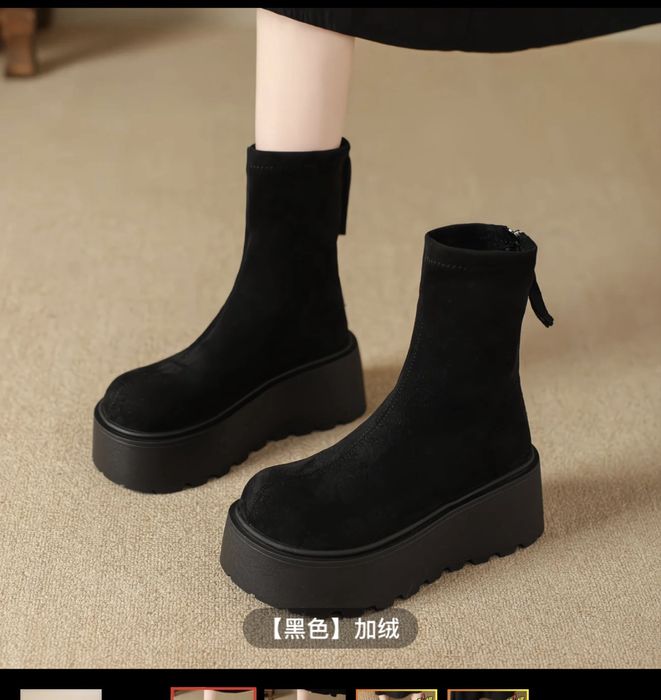 Ботинки женские черные 37-38