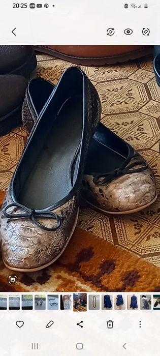 Балетки кожа 37р