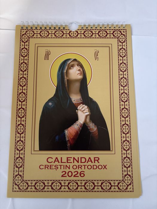 Calendar Crestin Ortodox 2026 A4
