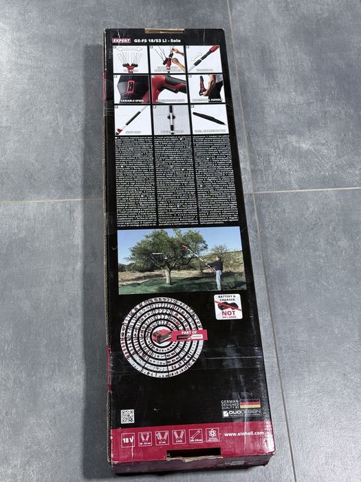 Scurutator de masline/fructe Einhell GE-FS 18-53 Li-asolo