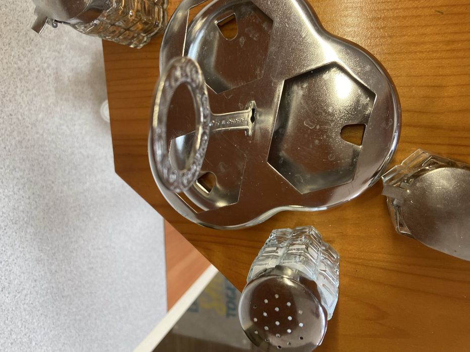 Винтидж сет за подправки, СССР, неръждаема стомана