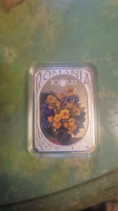 Emisiune numismatică din Seria „Pictori români” – Nicolae Tonitza. Prima monedă dreptunghiulară lansată de BNR