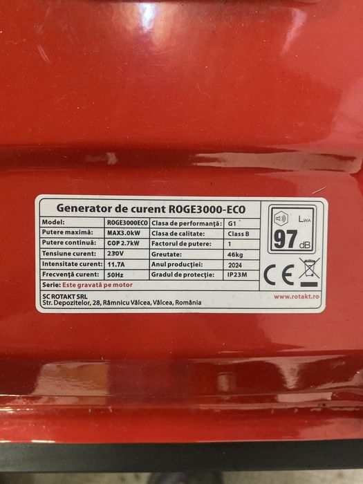 Generator nou, 3kw