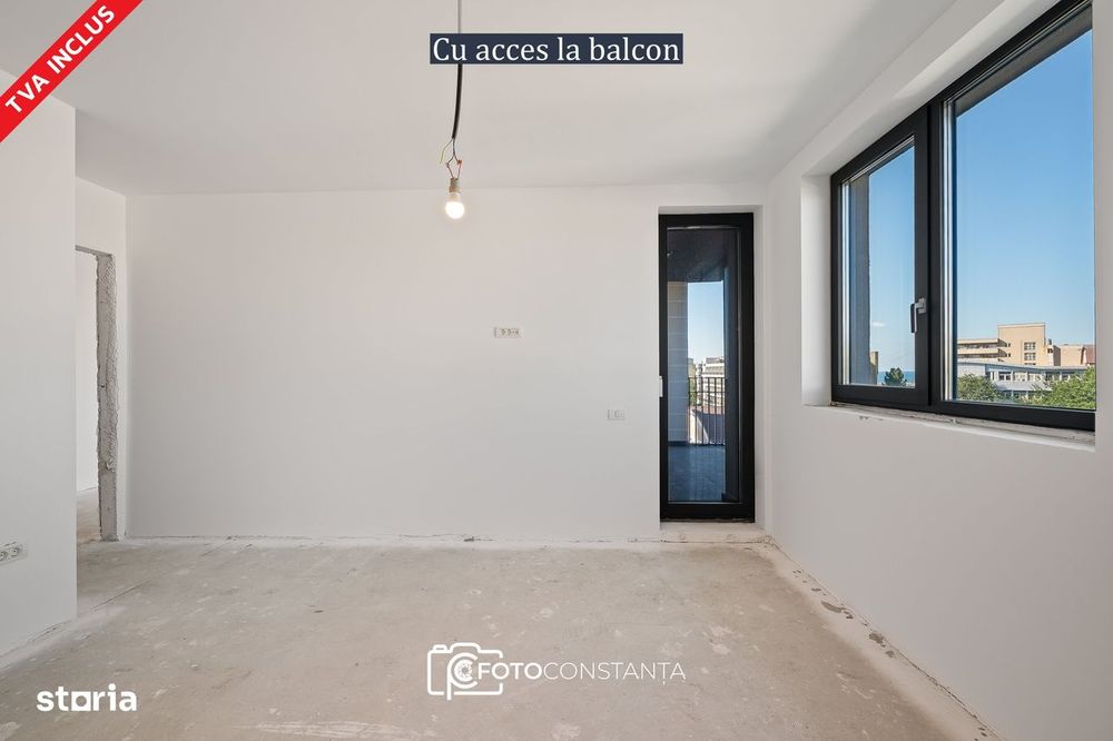 #Apartament cu vedere la mare · bucătărie separată 15.6m² · bloc nou