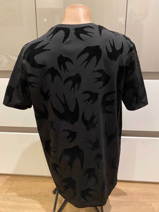 Оригинална тениска Alexander Mcqueеn, черна, размери: S и M