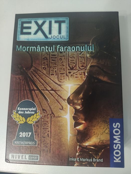 Exit - mormântul faraonului de tip escape room