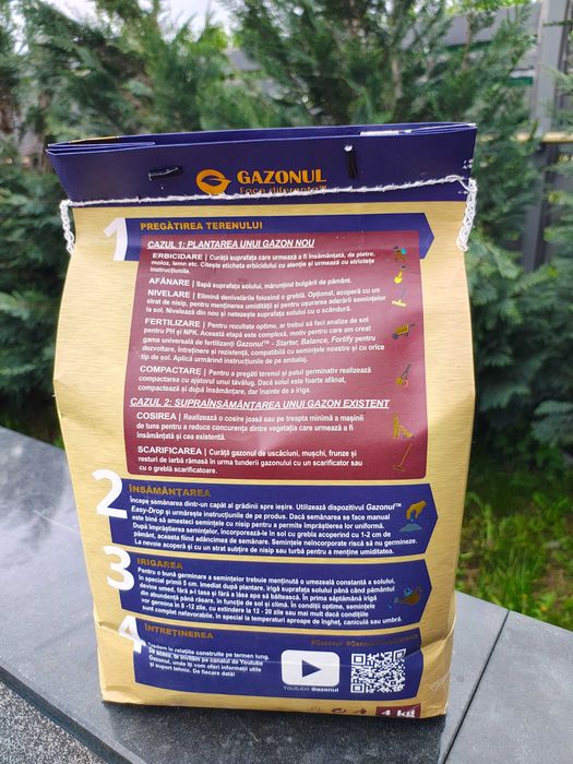 Semințe Gazon Gazonul Select 4kg - livrare gratuita