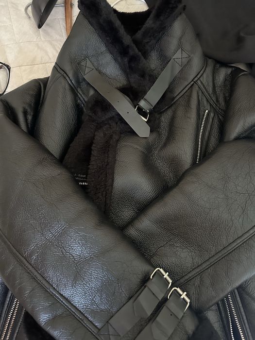 Искуственая дубленка авиатор на весну