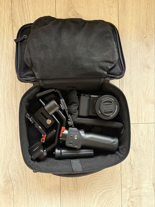 Sony ZV-E10 16–50mm + Hohem iSteady MT2 + батерии и ND филтър