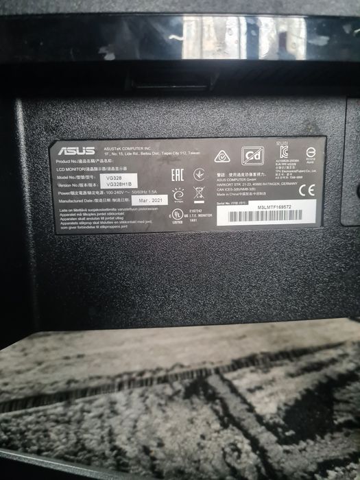 Monitor Gaming Asus Tuf 31.5 inch 165hz curbat